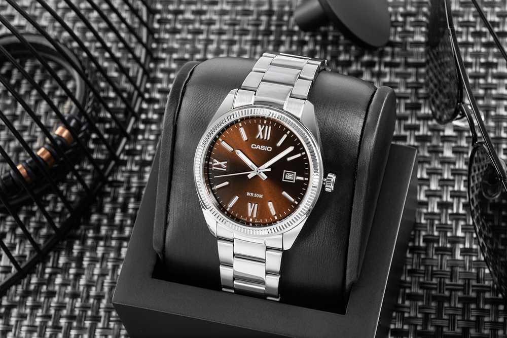 VYRIŠKAS LAIKRODIS CASIO MTP-1302DD-5A (zd072p) + DĖŽĖ