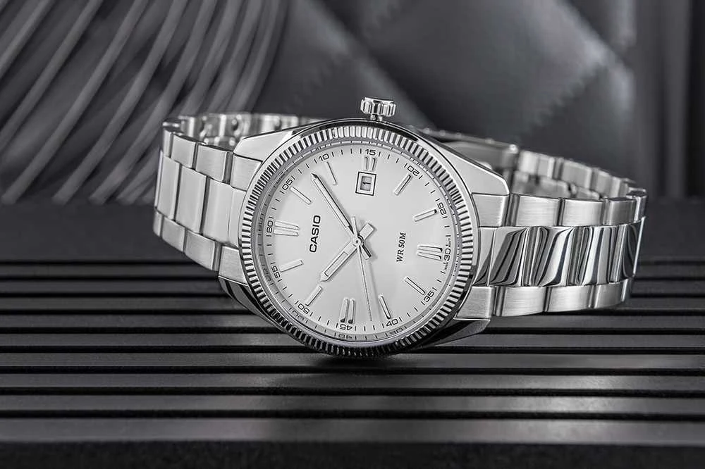 Casio MTP-1302PD-7A1VEF rankinis laikrodis Kvartcas Nerūdijančiojo plieno