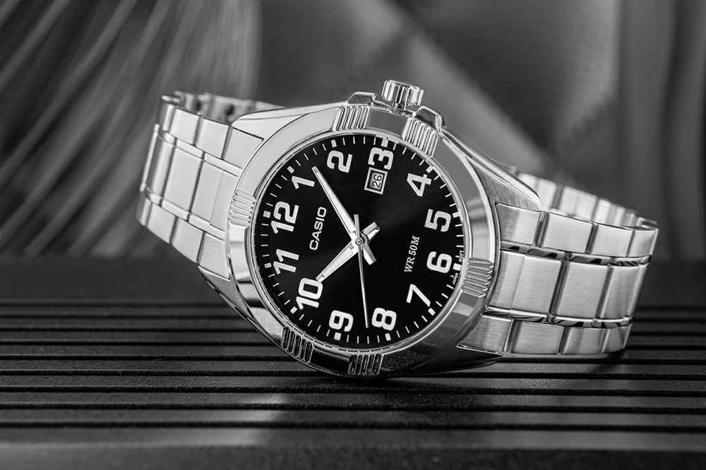 Laikrodis CASIO MTP-1308D-1B MEN'S WATCH (zd177d) + BOX