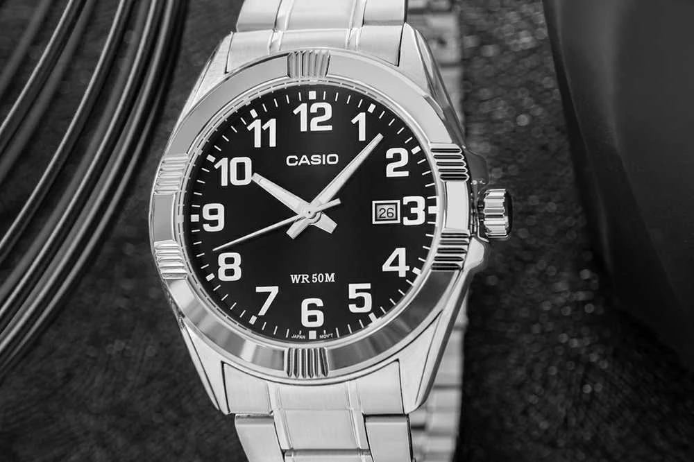 Laikrodis CASIO MTP-1308D-1B MEN'S WATCH (zd177d) + BOX