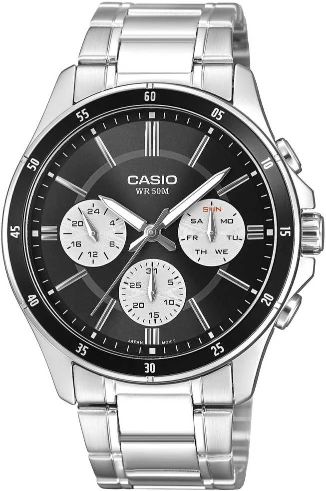 CASIO VYRIŠKAS LAIKRODIS MTP-1374D-1A3 (zd063i) + DĖŽUTĖ