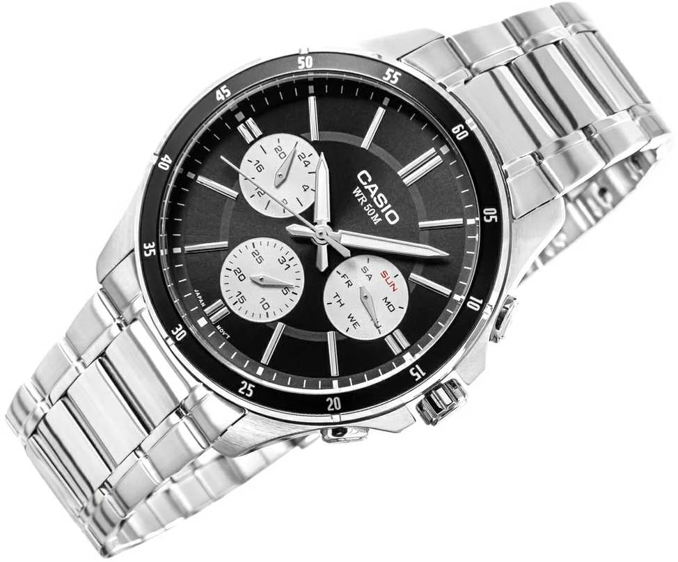 CASIO VYRIŠKAS LAIKRODIS MTP-1374D-1A3 (zd063i) + DĖŽUTĖ