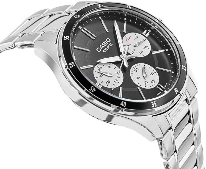 CASIO VYRIŠKAS LAIKRODIS MTP-1374D-1A3 (zd063i) + DĖŽUTĖ