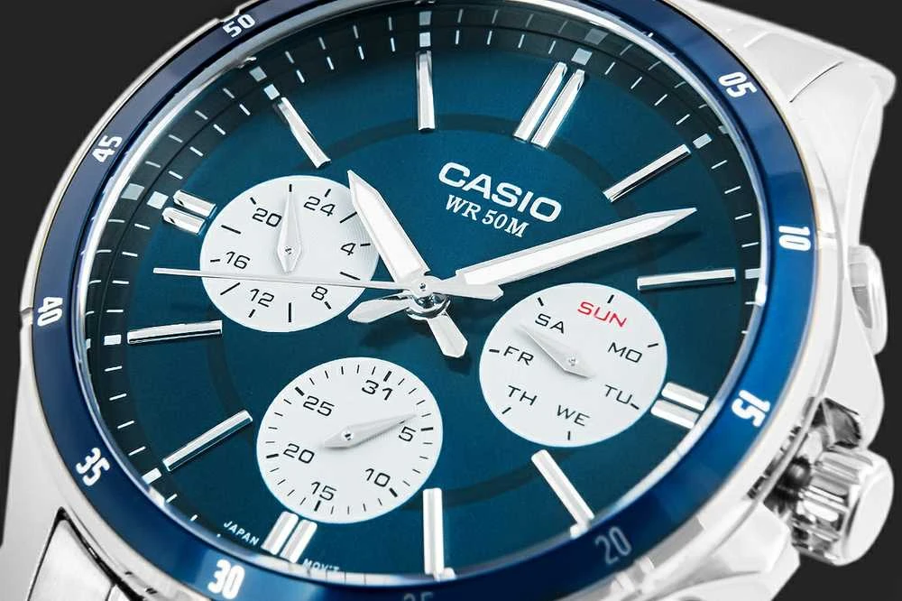 Laikrodis vyrams CASIO MTP-1374D-2A3 (zd063h) + BOX