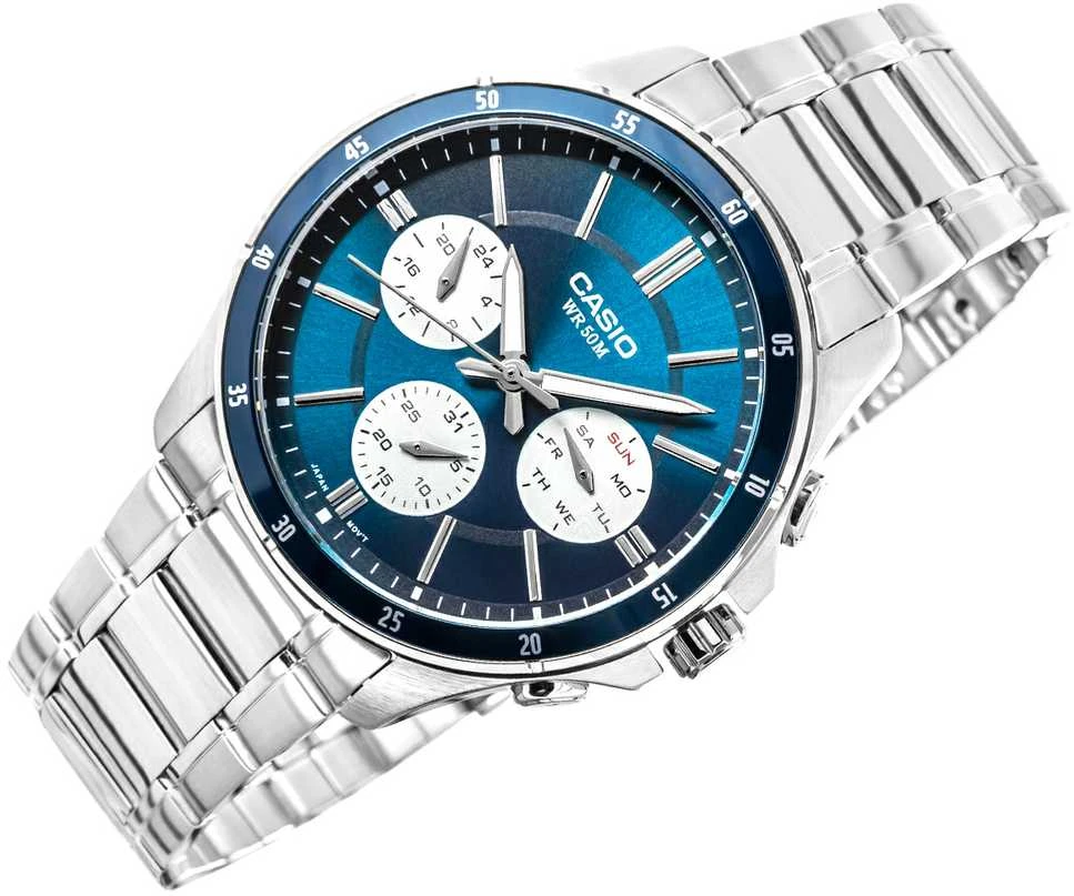Laikrodis vyrams CASIO MTP-1374D-2A3 (zd063h) + BOX