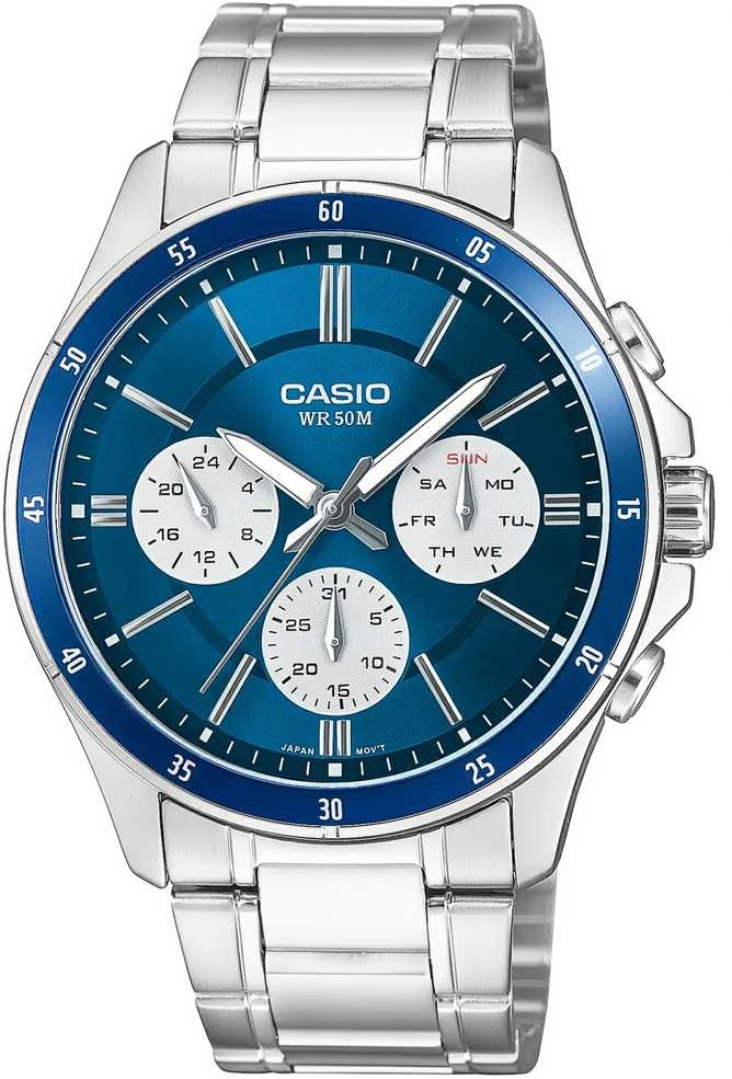 Laikrodis vyrams CASIO MTP-1374D-2A3 (zd063h) + BOX