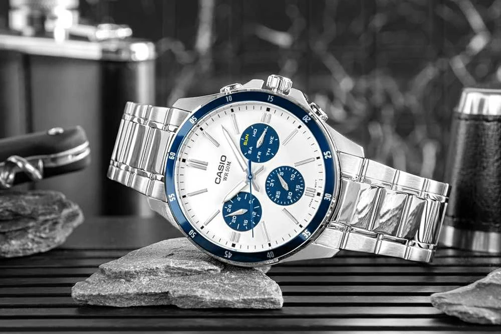 Vyriškas laikrodis CASIO MTP-1374D-7A2 (zd063f) + BOX