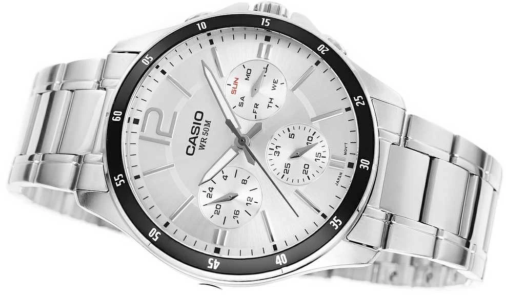 Casio MTP-1374D-7A vyriškas laikrodis (zd063e) + dėžutė