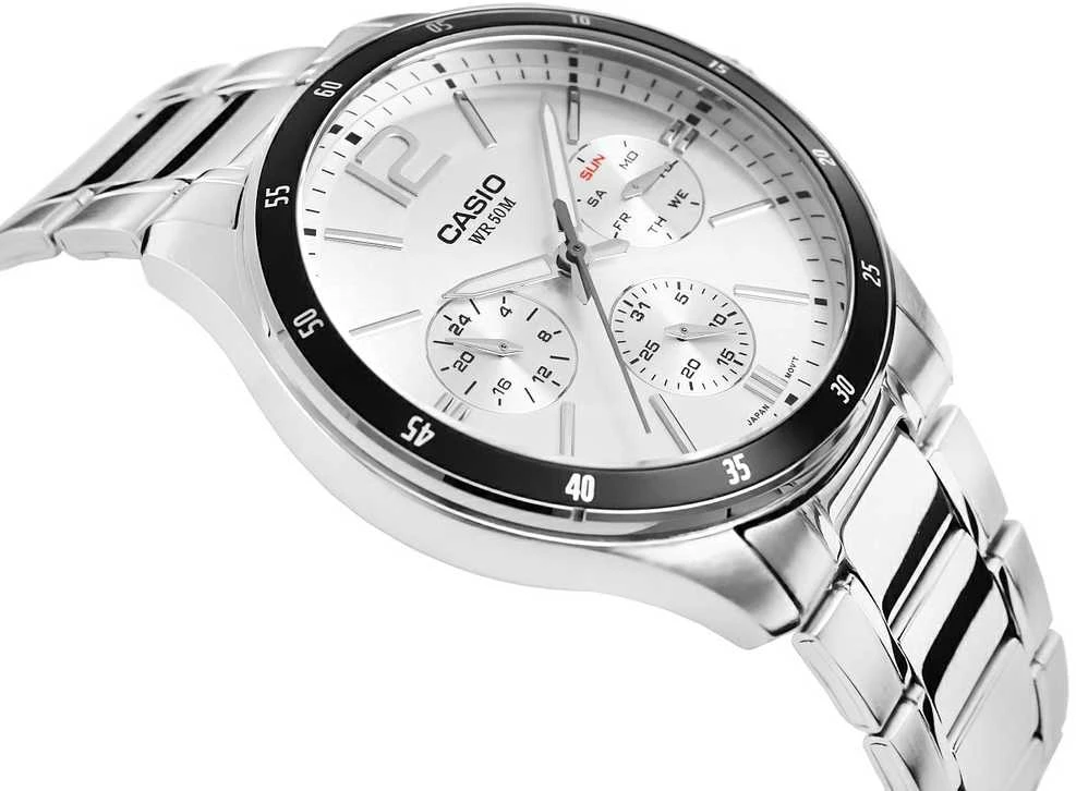 Casio MTP-1374D-7A vyriškas laikrodis (zd063e) + dėžutė
