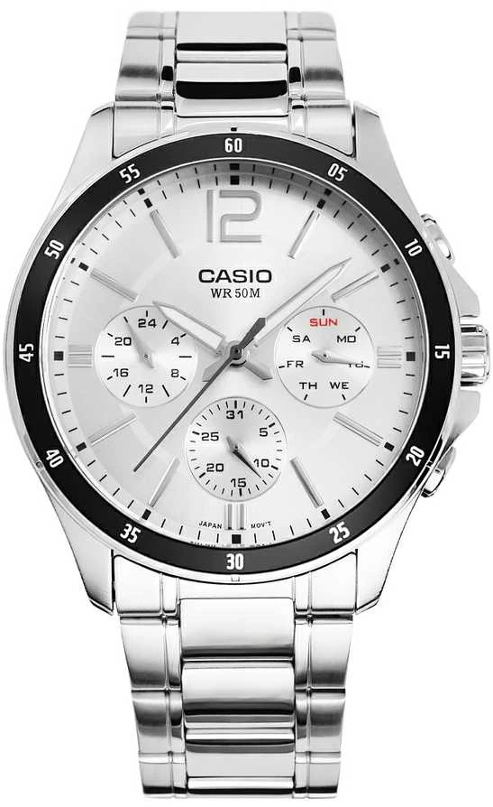 Casio MTP-1374D-7A vyriškas laikrodis (zd063e) + dėžutė