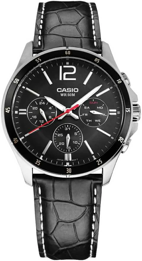 Laikrodis vyrams CASIO MTP-1374L 1AV (zd064b) + dėžutė