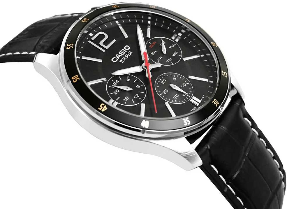 Laikrodis vyrams CASIO MTP-1374L 1AV (zd064b) + dėžutė