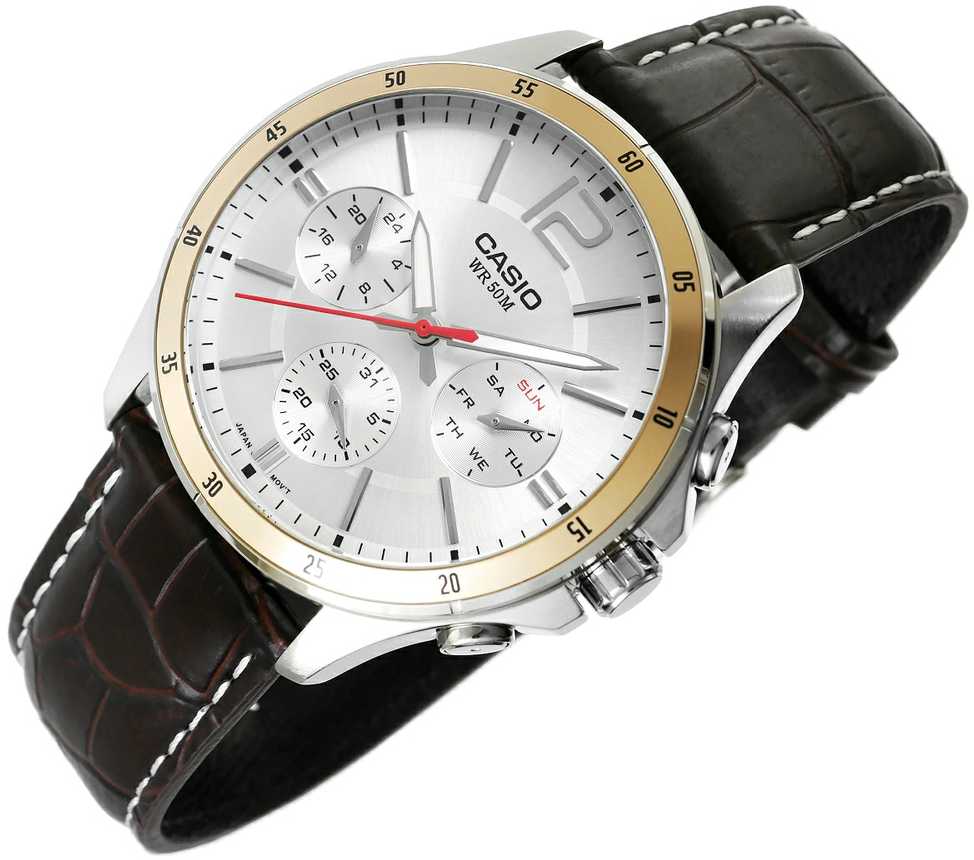 VYRIŠKAS LAIKRODIS CASIO MTP-1374L-7AVDF (zd064a) + DĖŽĖ