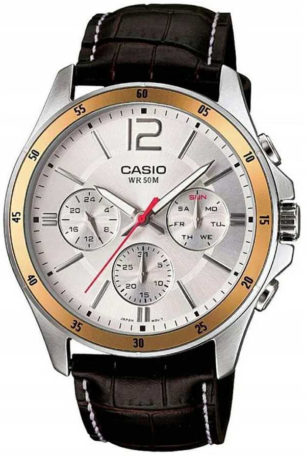 VYRIŠKAS LAIKRODIS CASIO MTP-1374L-7AVDF (zd064a) + DĖŽĖ