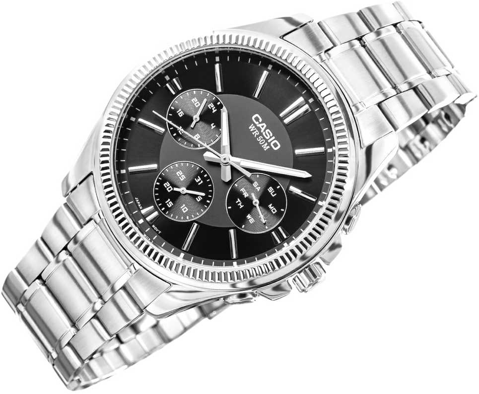 Laikrodis CASIO MEN'S WATCH MTP-1375D-1AVDF (zd112b) + BOX