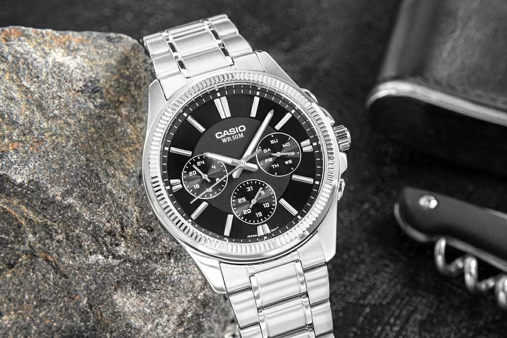 Laikrodis CASIO MEN'S WATCH MTP-1375D-1AVDF (zd112b) + BOX