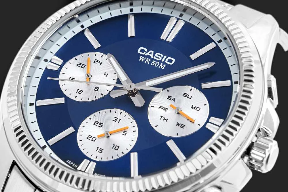 Vyriškas laikrodis CASIO MTP-1375D-3AVDF (zd112e) + BOX