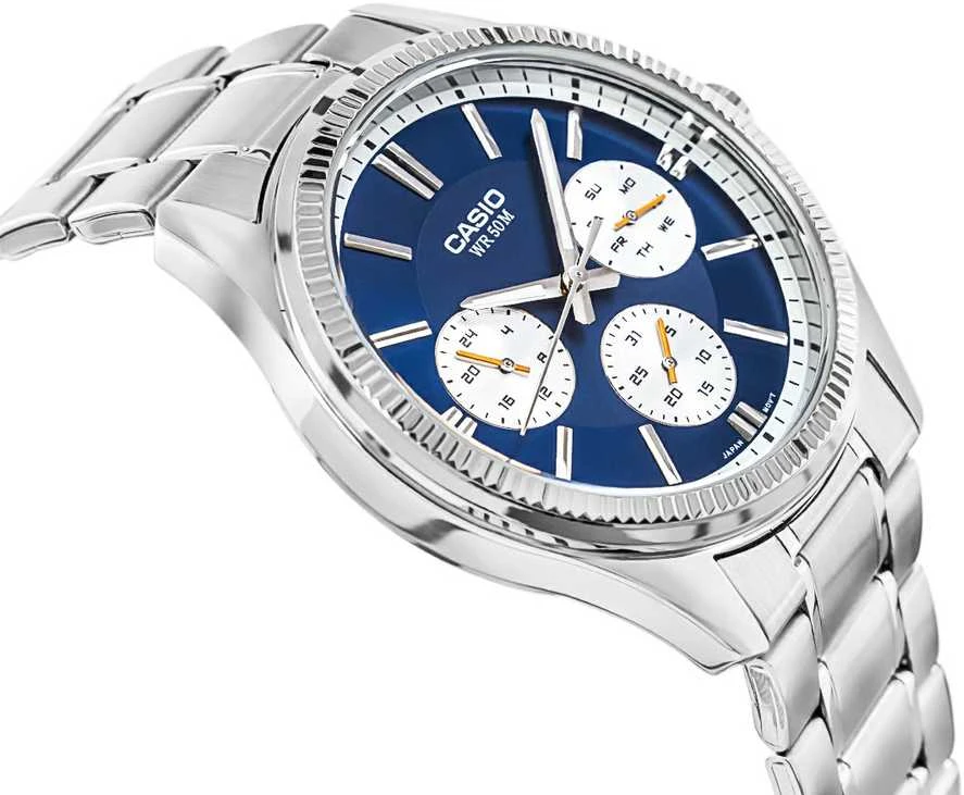 Vyriškas laikrodis CASIO MTP-1375D-3AVDF (zd112e) + BOX