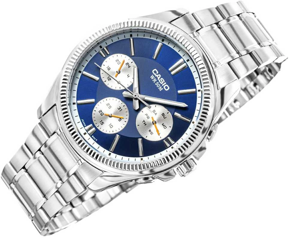 Vyriškas laikrodis CASIO MTP-1375D-3AVDF (zd112e) + BOX