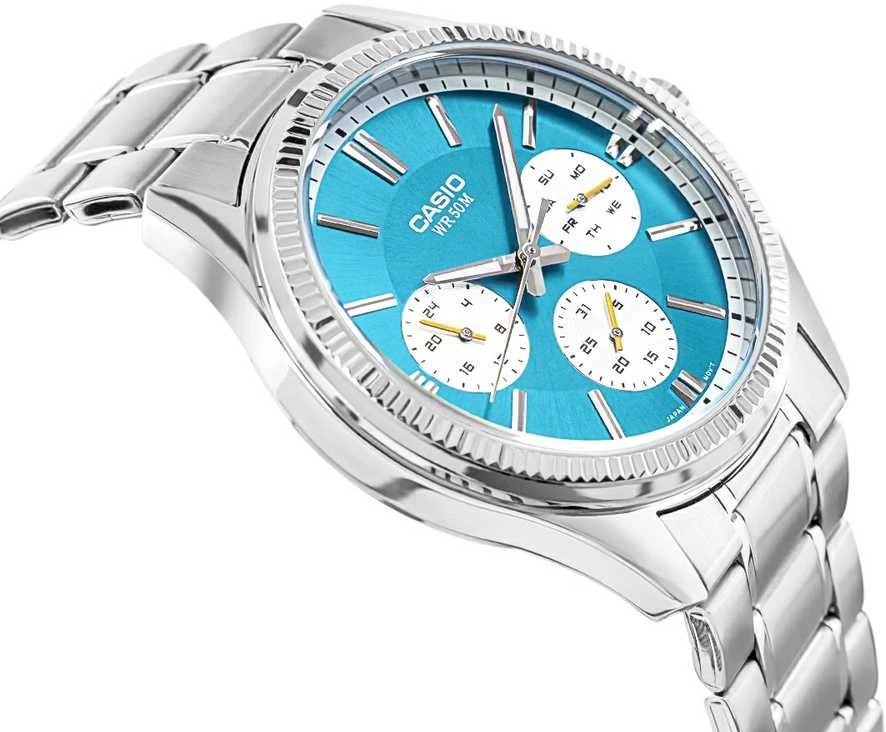 Laikrodis CASIO MEN'S WATCH MTP-1375D-2A2 (zd112d) + BOX