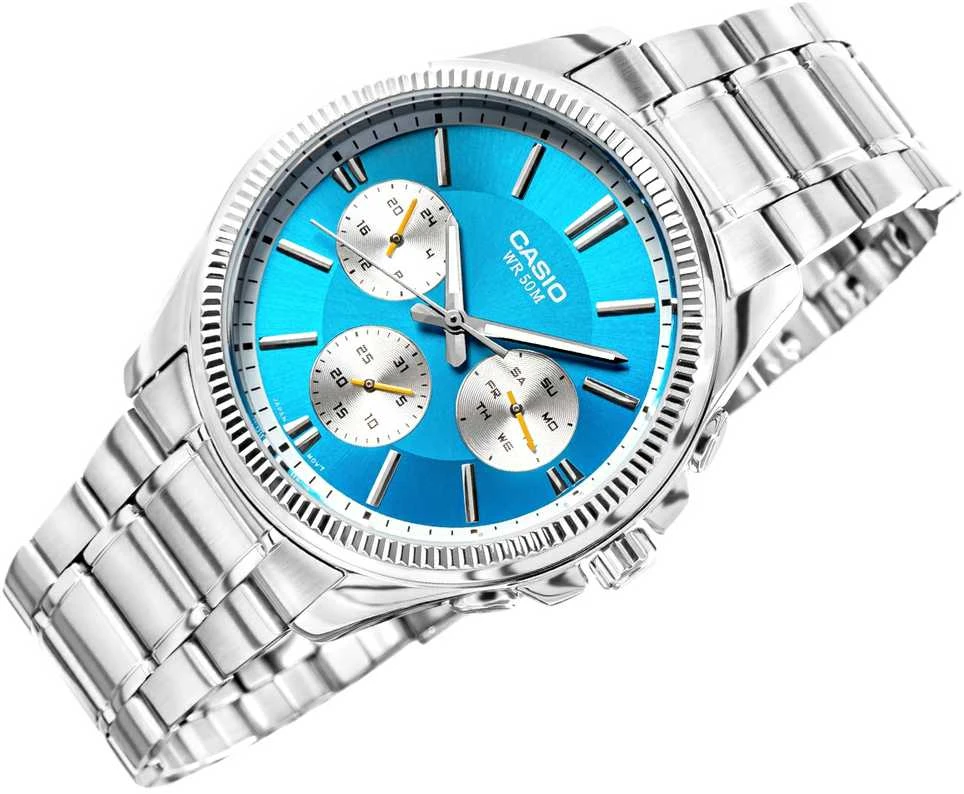 Laikrodis CASIO MEN'S WATCH MTP-1375D-2A2 (zd112d) + BOX