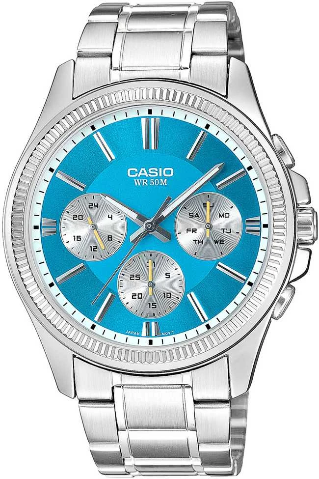Laikrodis CASIO MEN'S WATCH MTP-1375D-2A2 (zd112d) + BOX