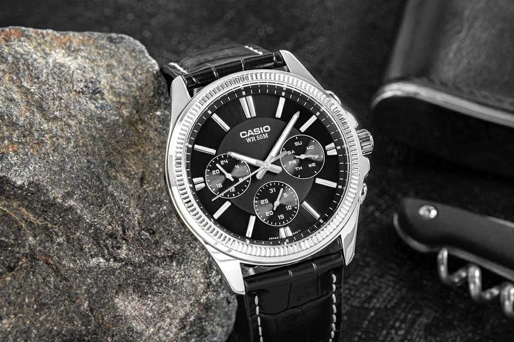 CASIO MTP-1375L 1A VYRIŠKAS LAIKRODIS (zd115b) + DĖŽUTĖ