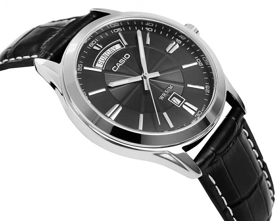 Casio kolekcija MTP-1381L-1A vyriškas laikrodis (ZD076E) + dėžutė