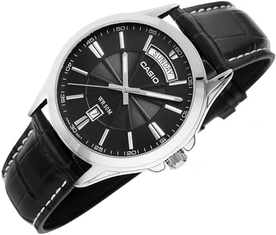 Casio kolekcija MTP-1381L-1A vyriškas laikrodis (ZD076E) + dėžutė