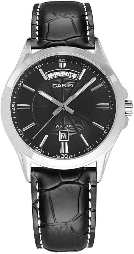 Casio kolekcija MTP-1381L-1A vyriškas laikrodis (ZD076E) + dėžutė