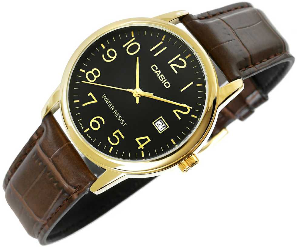 Laikrodis vyrams CASIO MTP-V002GL-1B + dėžutė
