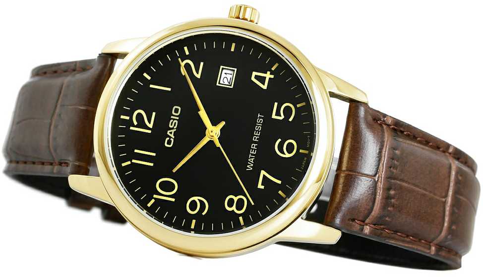 Laikrodis vyrams CASIO MTP-V002GL-1B + dėžutė
