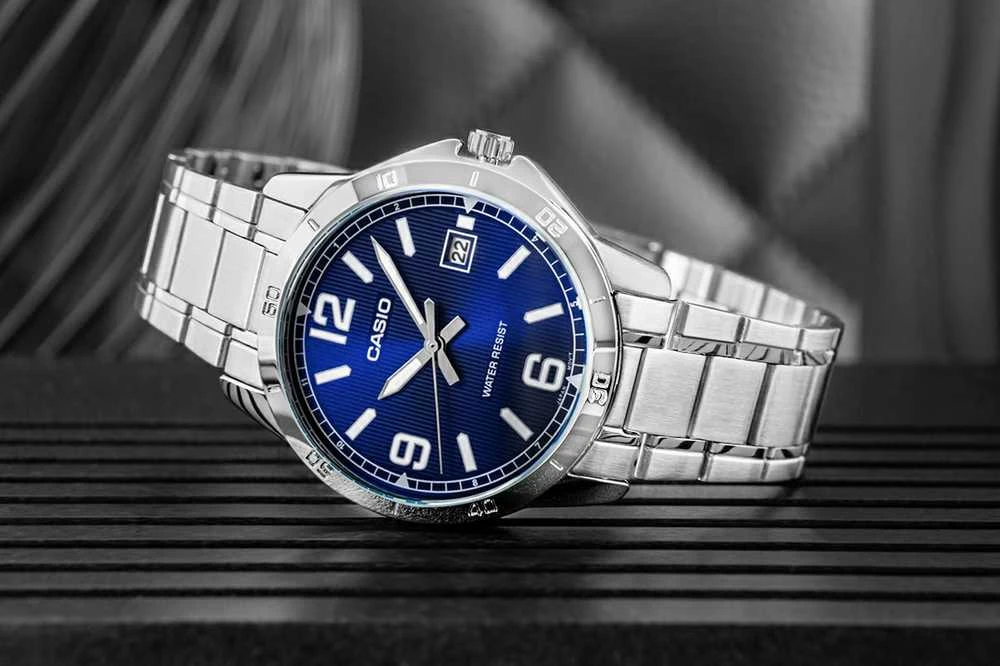 Laikrodis vyrams CASIO MTP-V004D-2B (zd047g) + BOX