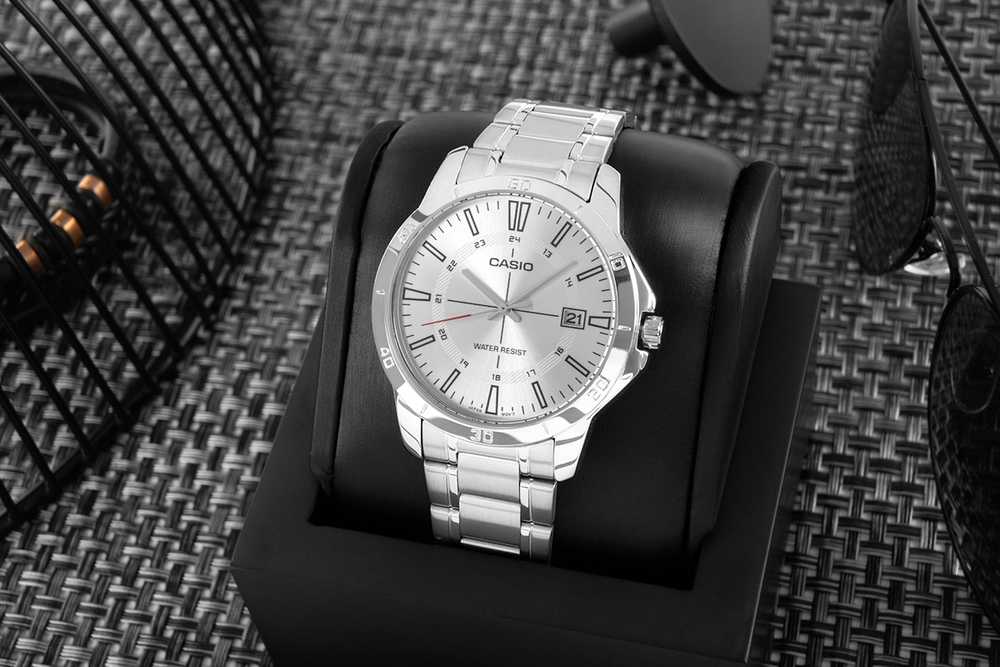 Casio vyriškas laikrodis MTP-V004D-7CUDF (zd251a) + dėžutė