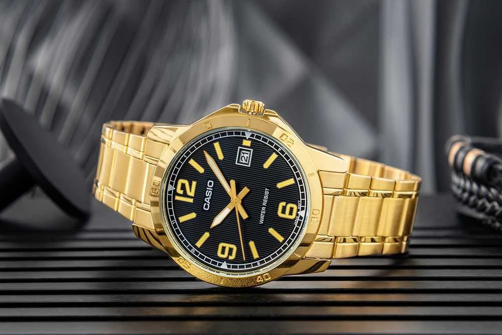 Laikrodis vyrams CASIO MTP-V004G-1B + dėžutė