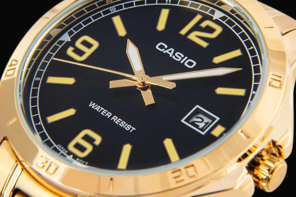 Laikrodis vyrams CASIO MTP-V004G-1B + dėžutė