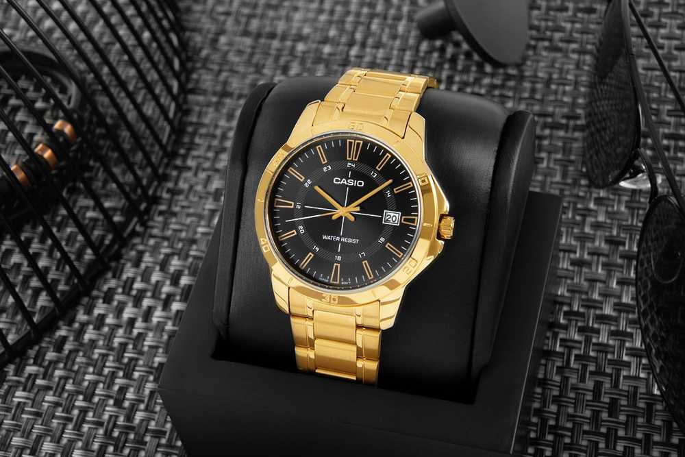 Casio vyriškas laikrodis MTP-V004G-1CUDF (zd251b) + dėžutė
