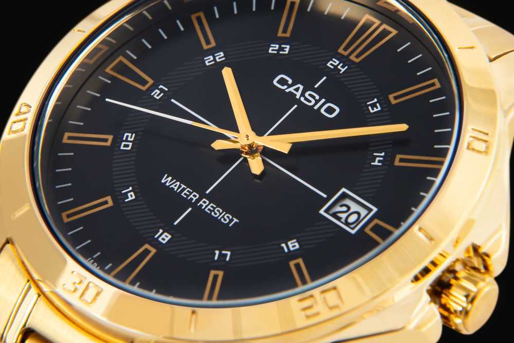Casio vyriškas laikrodis MTP-V004G-1CUDF (zd251b) + dėžutė