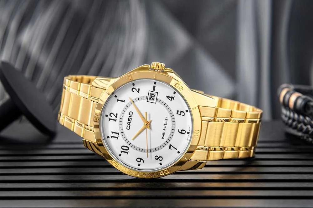 Vyriškas laikrodis CASIO MTP-V004G-7B (zd047c) + BOX