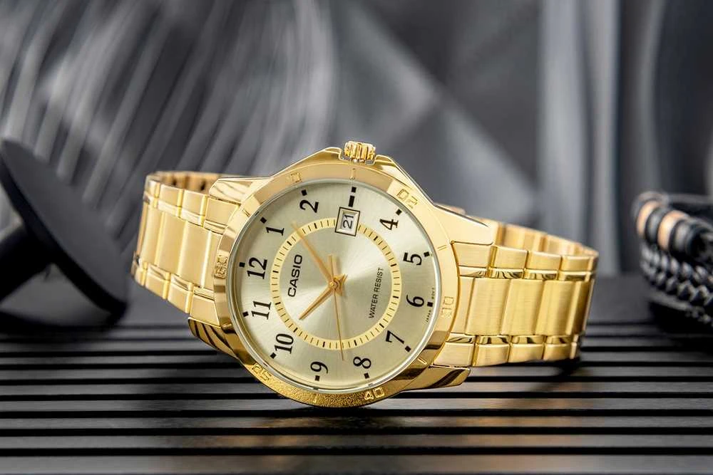 Vyriškas laikrodis CASIO MTP-V004G 9B (zd047a) + BOX