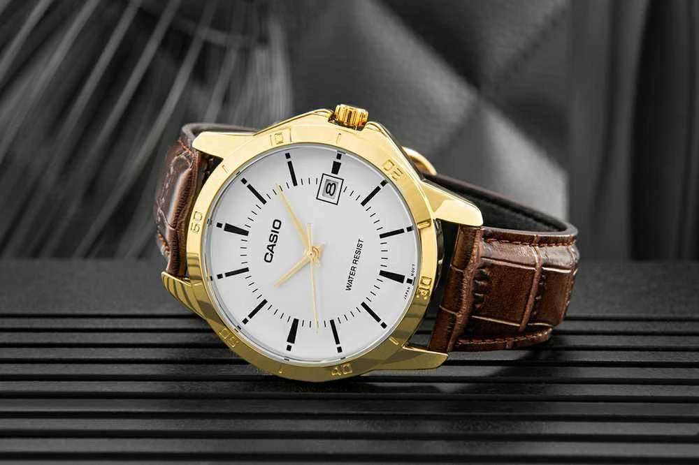 Laikrodis vyrams CASIO MTP-V004GL 7A (zd046b) + dėžutė