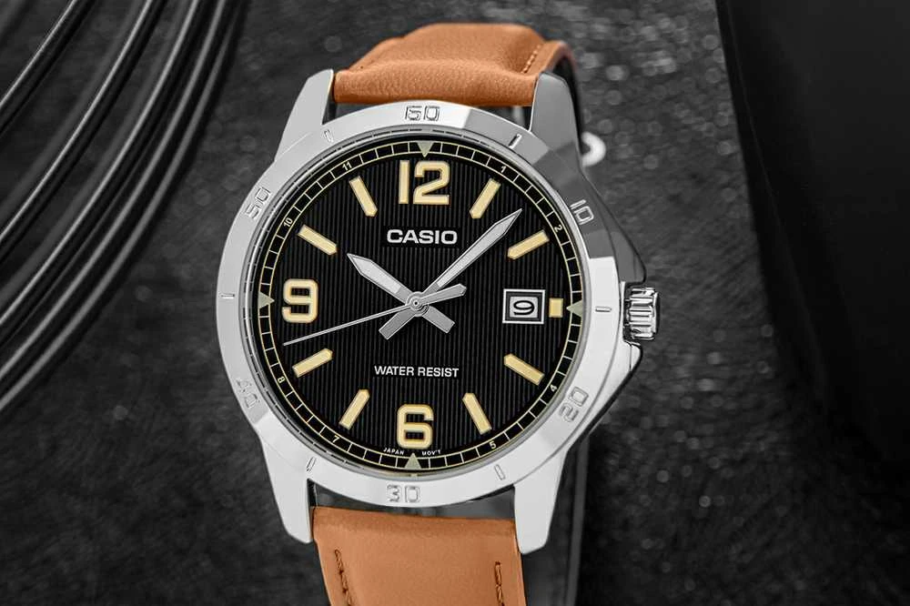 Vyriškas laikrodis CASIO MTP-V004L-1B2 + BOX