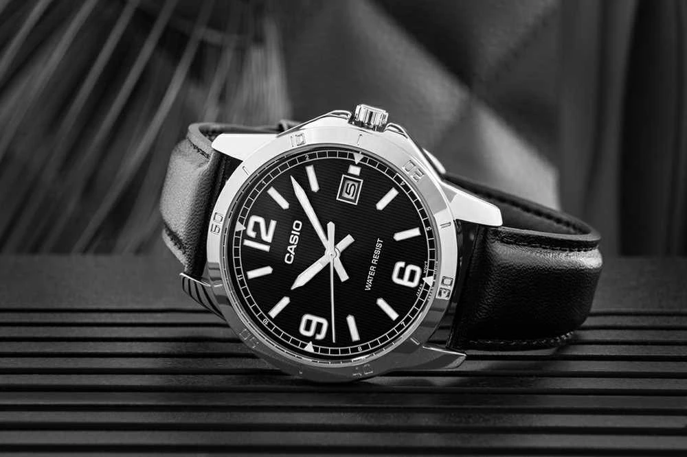 Laikrodis vyrams CASIO MTP-V004L-1B + dėžutė