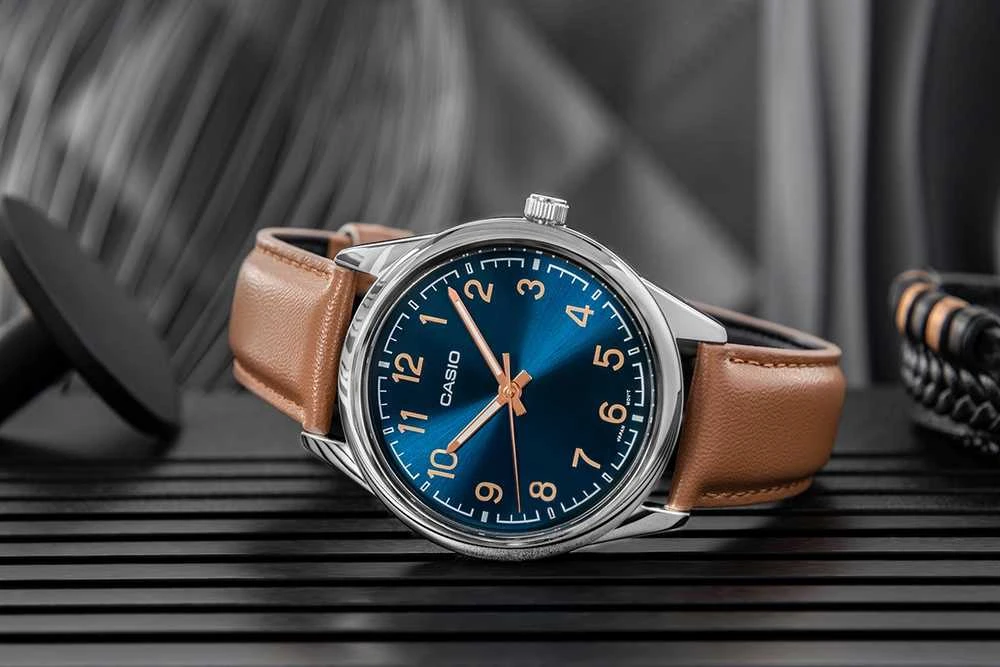 CASIO VYRIŠKAS LAIKRODIS MTP-V005L-2B4 (zd066i) + DĖŽUTĖ