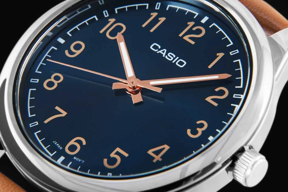 CASIO VYRIŠKAS LAIKRODIS MTP-V005L-2B4 (zd066i) + DĖŽUTĖ