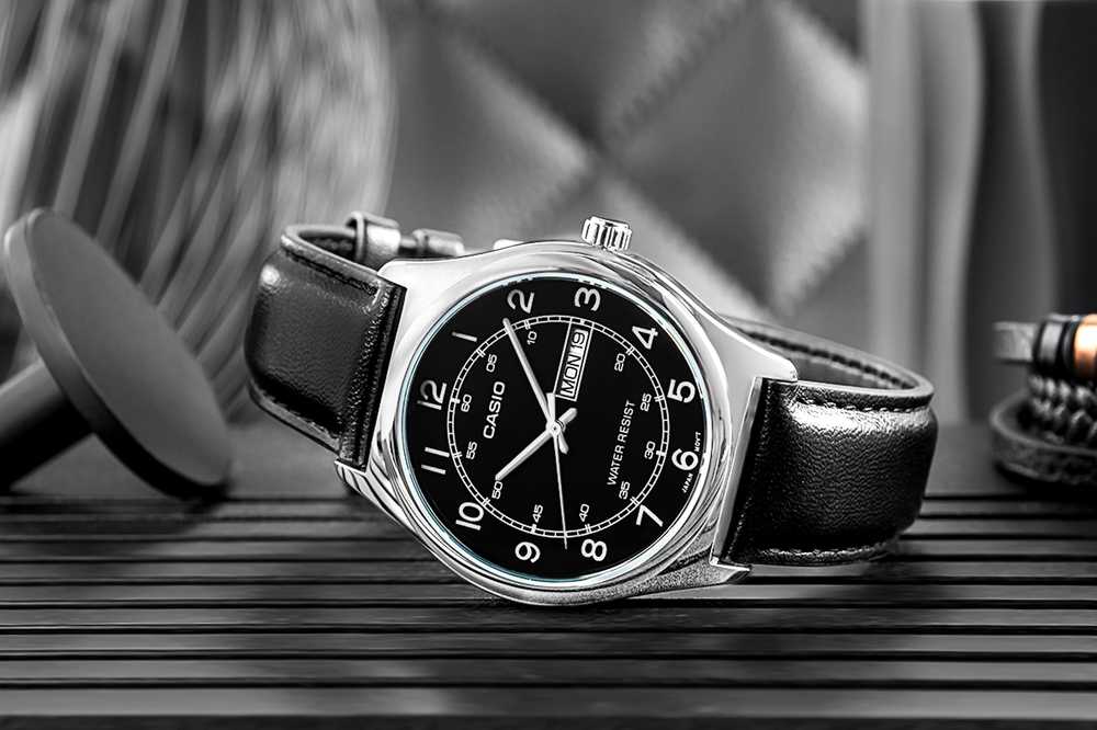 Vyriškas laikrodis CASIO MTP-V006L-1B2 (zd210c) + BOX