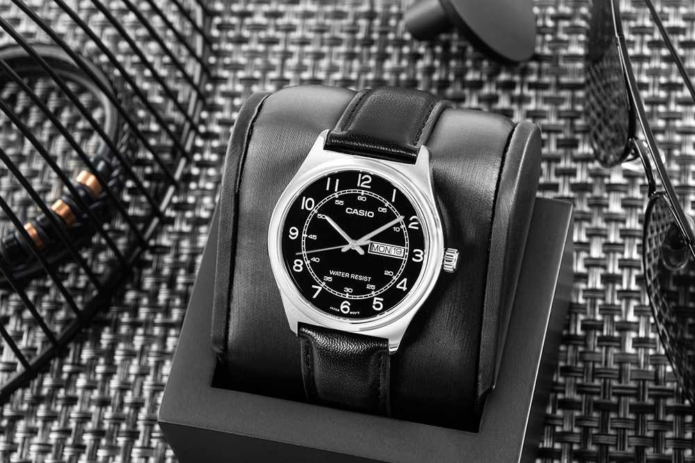 Vyriškas laikrodis CASIO MTP-V006L-1B2 (zd210c) + BOX