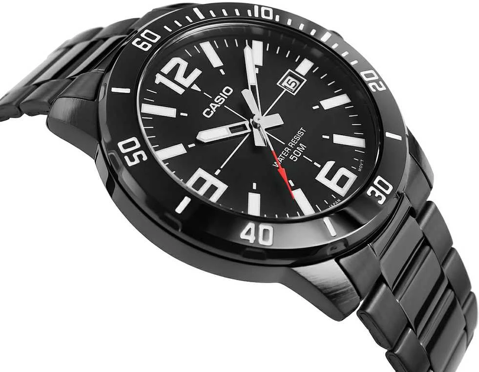 Vyriškas laikrodis CASIO MTP-VD01B-1B (zd169e) + BOX