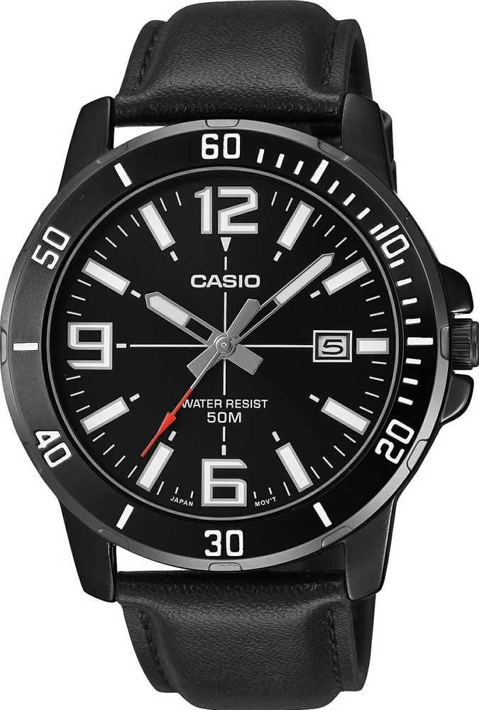 Laikrodis CASIO MEN'S WATCH MTP-VD01BL-1B (zd169d) + BOX