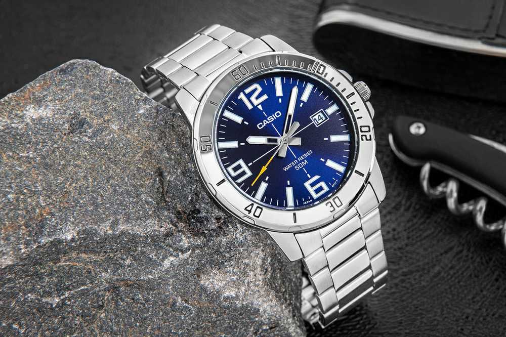 Laikrodis vyrams CASIO MTP-VD01D-2B (zd175a) + BOX